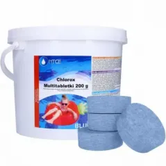  Tabletki chlorowe do dezynfekcji wody w basenie 200g - 3kg