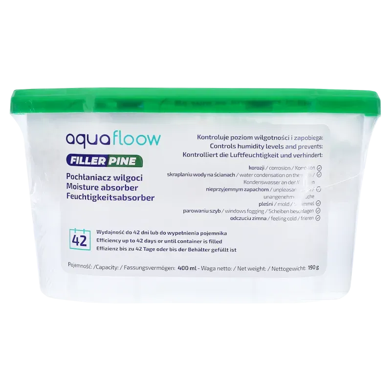 Pochłaniacz wilgoci Aquafloow Filler Pine o zapachu sosny 400 ml