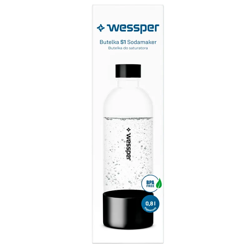 Butelka do saturatora Wessper S1 SodaMaker 800 ml