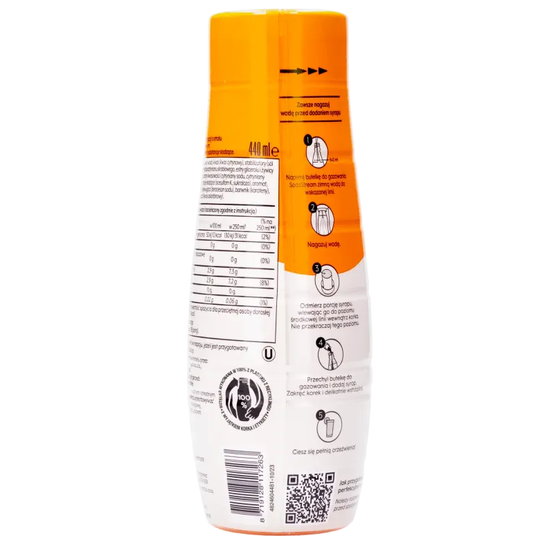 Syrop (koncentrat) Mirinda do saturatora SodaStream 440 ml