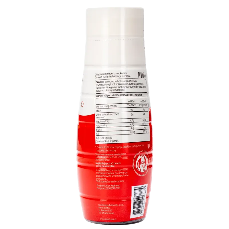 Syrop (koncentrat) Cola do saturatora SodaStream 440 ml