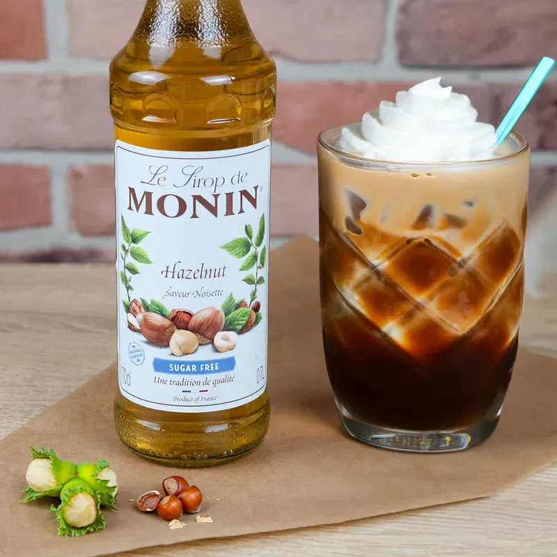 Syrop Monin Hazelnut o smaku orzechów laskowych, bez cukru 700 ml