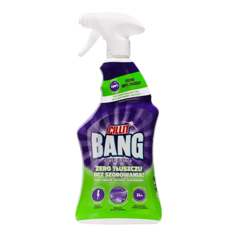 Cillit Bang odtłuszczanie bez szorowania – spray czyszczący kuchni 750 ml