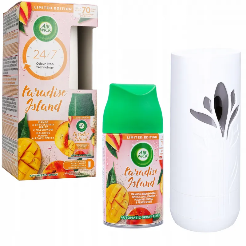 Odświeżacz powietrza Air Wick Soczyste mango, komplet urządzenie i wkład 250 ml