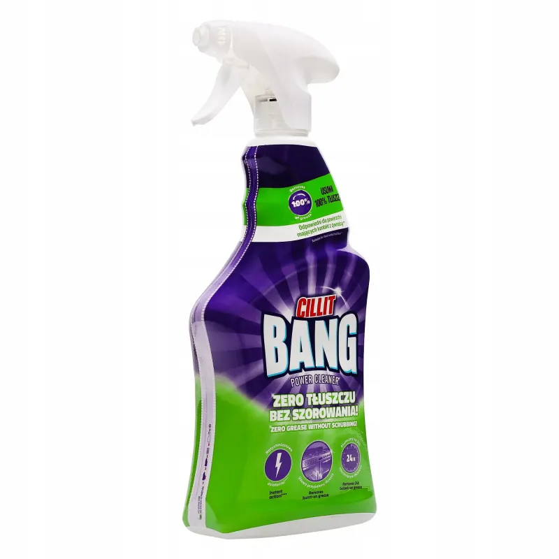 Cillit Bang odtłuszczanie bez szorowania – spray czyszczący kuchni 750 ml