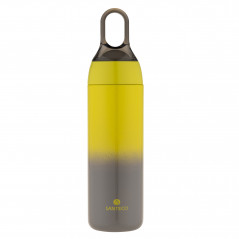 Butelka termiczna Santeco Yoga Slim żółto-szara 380 ml