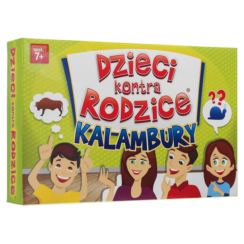 Dzieci kontra Rodzice Kalambury- Rodzinna Imprezowa gra Kangur