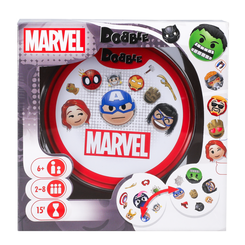 Dobble Marvel Emoji- gra karciana