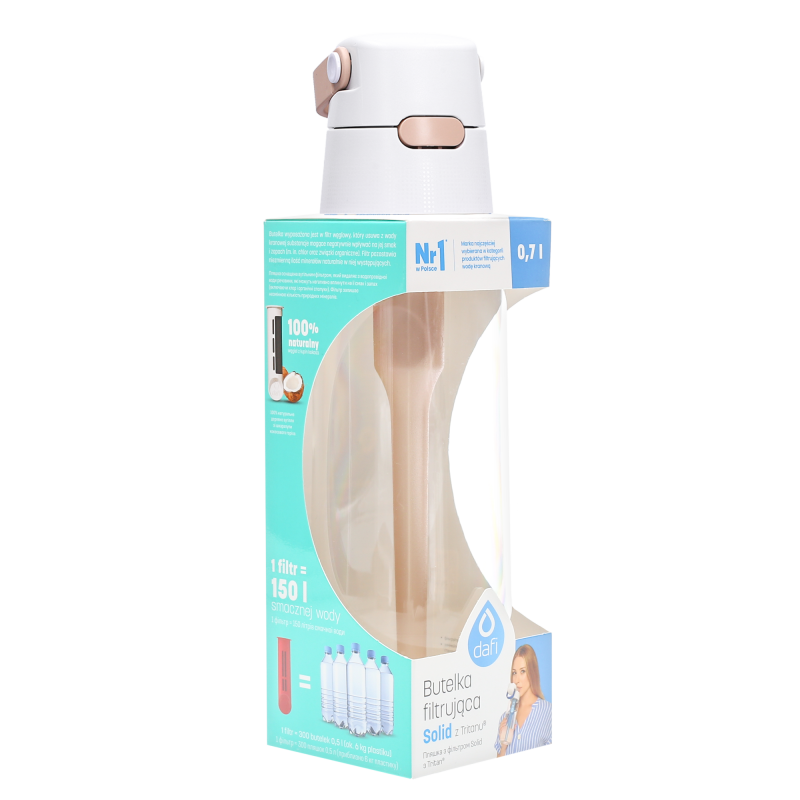 Butelka filtrująca Dafi Solid 700 ml cappuccino