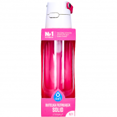 Butelka filtrująca Dafi Solid 700 ml flamingowa