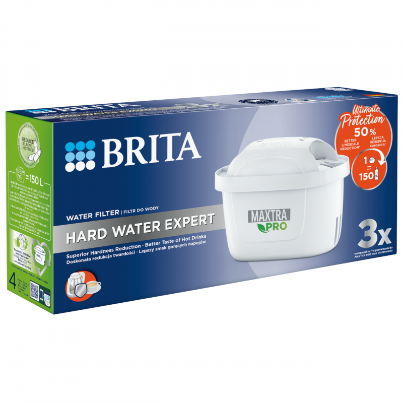 Wkład filtrujący Brita Hard Water Expert do dzbanka, do twardej wody 3 szt.