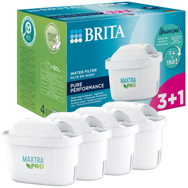 Wkład filtrujący Brita Maxtra Pro Pure Performance do dzbanka 4 szt.