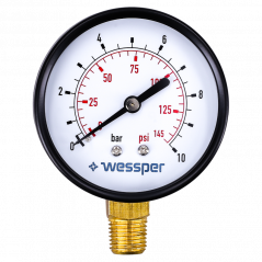 Manometr z adapterem Wessper - zestaw 2 szt. do Wessper TripleMax 3/4''