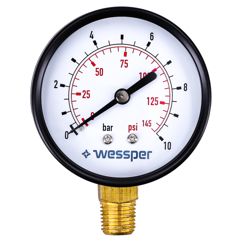 Manometr z adapterem Wessper - zestaw 2 szt. do Wessper TripleMax 3/4''