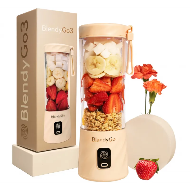 Oryginalny blender BlendyGo 3 beżowy