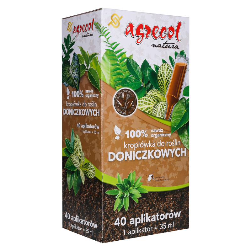 Nawóz organiczny (kroplówka) do ozdobnych roślin doniczkowych Agrecol 35 ml