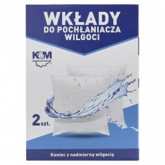 Wkład do pochłaniacza wilgoci K&M - 2 szt.