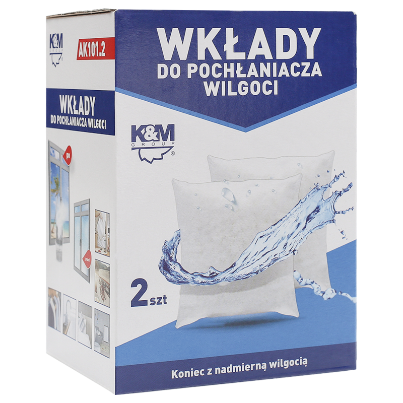 Wkład do pochłaniacza wilgoci K&M - 2 szt.