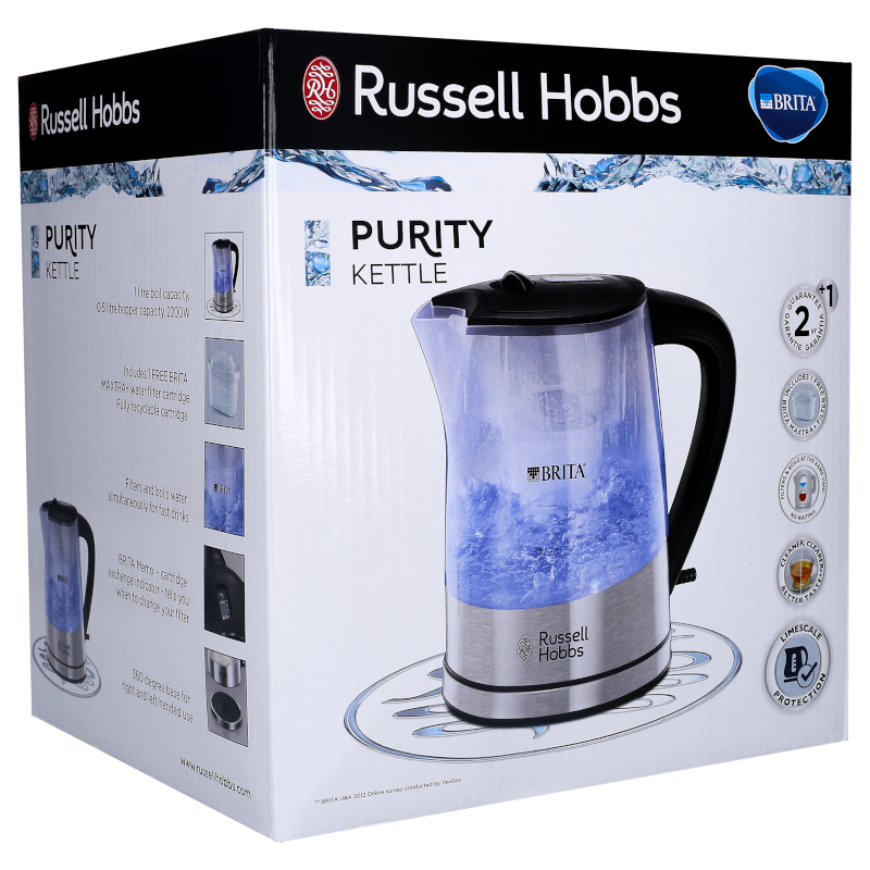 Czajnik elektryczny filtrujący Russell Hobbs Purity