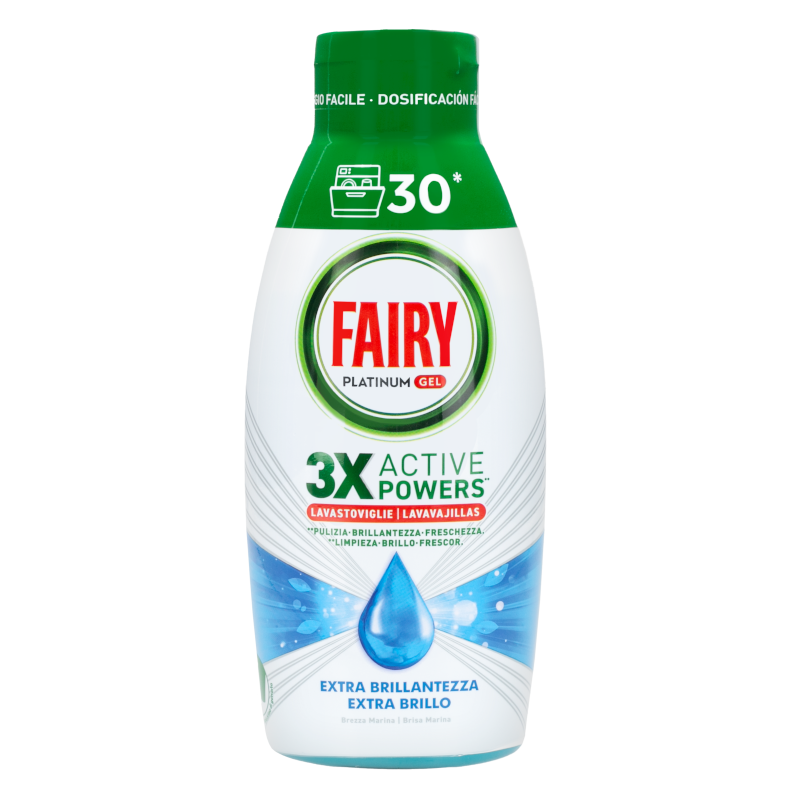 Żel do zmywarki Fairy Platinum Gel All in One morski 600 ml