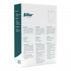 Skrzynka na listy 26x18,3x 5,2 cm (C5) czarna Sillar