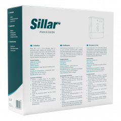 Skrzynka na listy z gazetnikiem 10x30,5x33,5 cm (A4) czarna Sillar