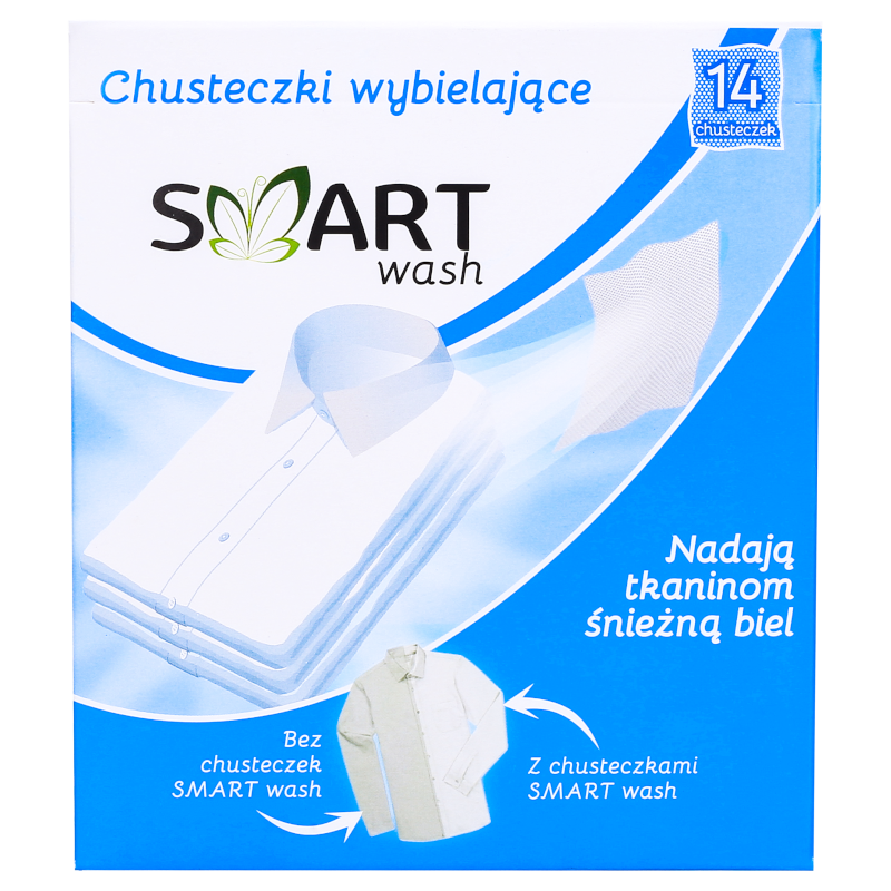 Chusteczki do prania białych tkanin Smart Wash 14 szt.