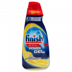 Finish All-in-1 Max Power Gel - żel do mycia naczyń w zmywarce, cytrynowy 1000 ml