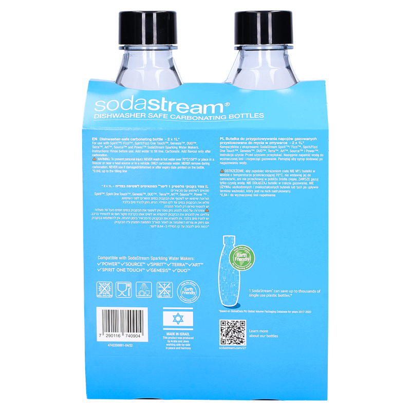 Butelki do saturatora SodaStream Fuse 2 sztuki