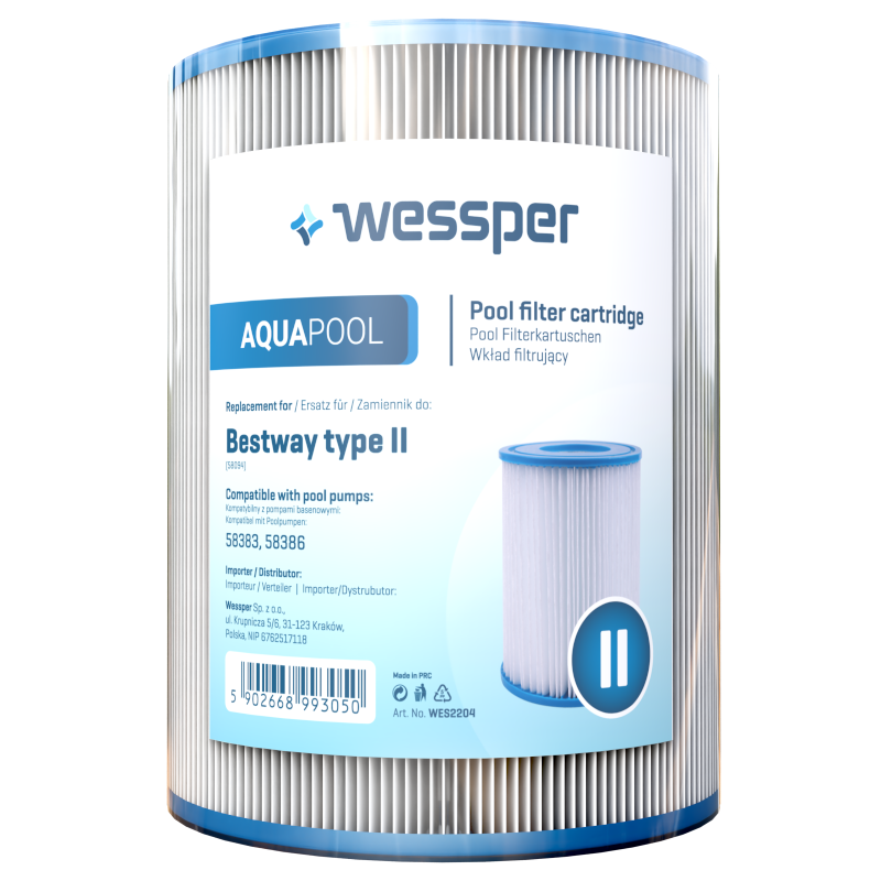 Filtr basenowy Wessper - zamiennik Bestway typ 2 58094