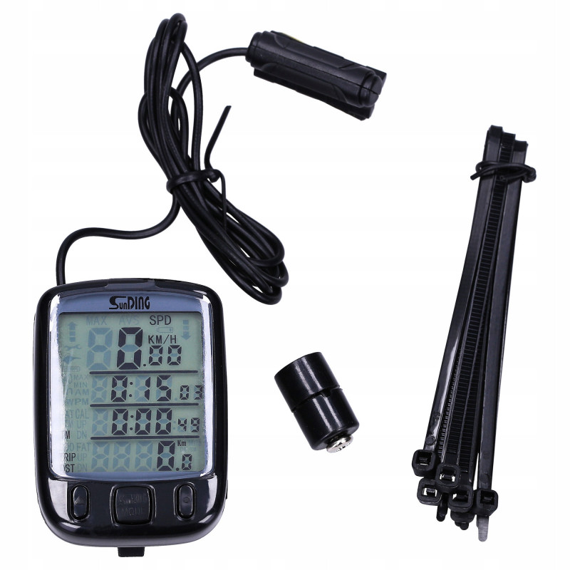 Licznik rowerowy przewodowy, wodoodporny z wyświetlaczem LCD Licznik rowerowy przewodowy, wodoodporny z wyświetlaczem LCD