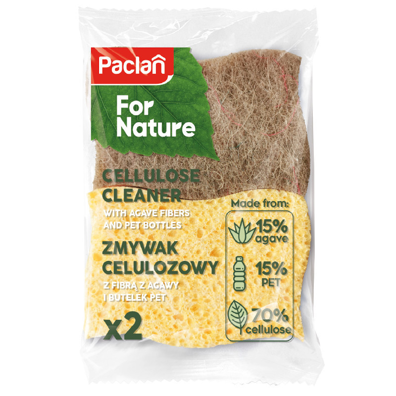 Zmywak (gąbka) do naczyń Paclan - 2 sztuki