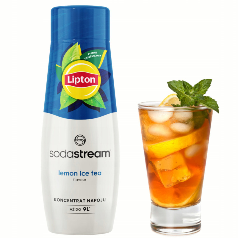 Syrop (koncentrat) Lipton Lemon Ice Tea do saturatora SodaStream 440 ml