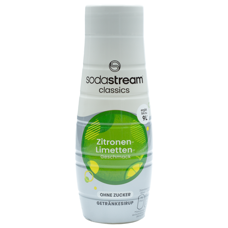 Syrop (koncentrat) limonka i cytryna bez cukru do saturatora SodaStream 440 ml