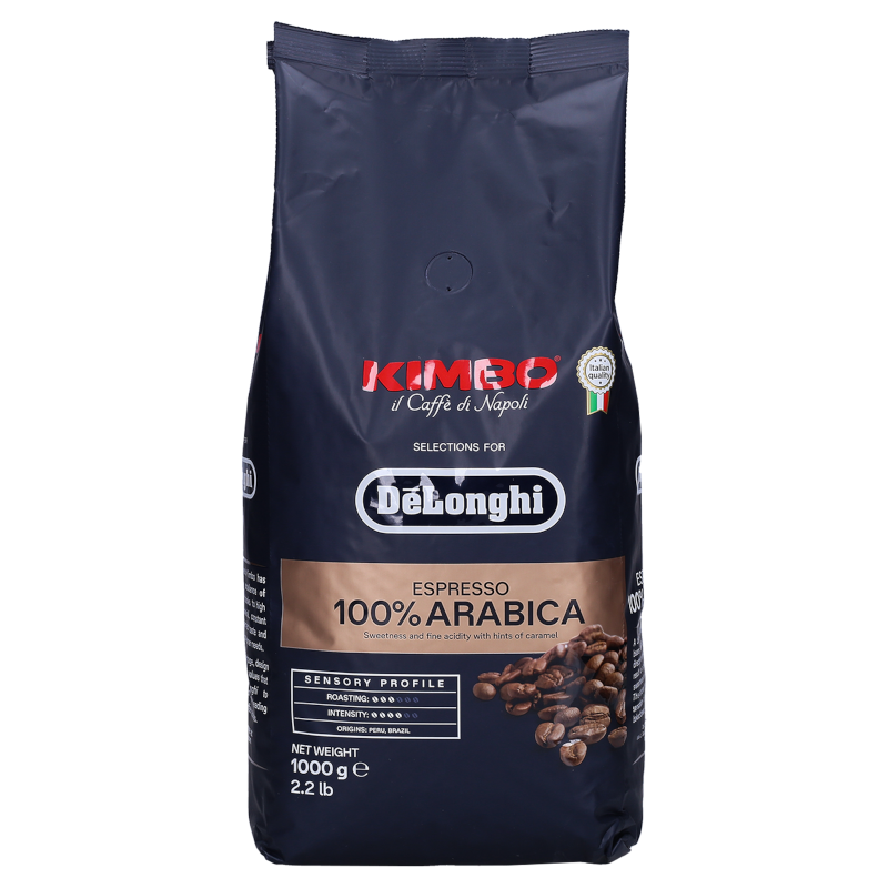 Kawa ziarnista Kimbo DeLonghi Espresso Arabica 1 kg