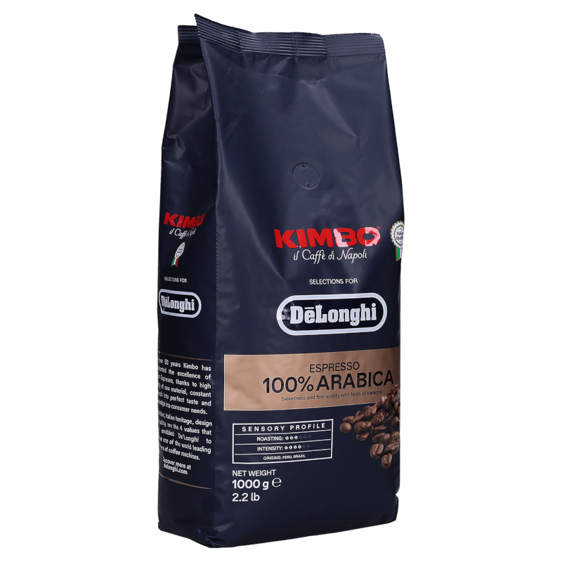 Kawa ziarnista Kimbo DeLonghi Espresso Arabica 1 kg