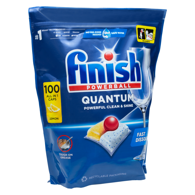 Kapsułki do zmywarki Finish Quantum All in 1 lemon - 100 szt.