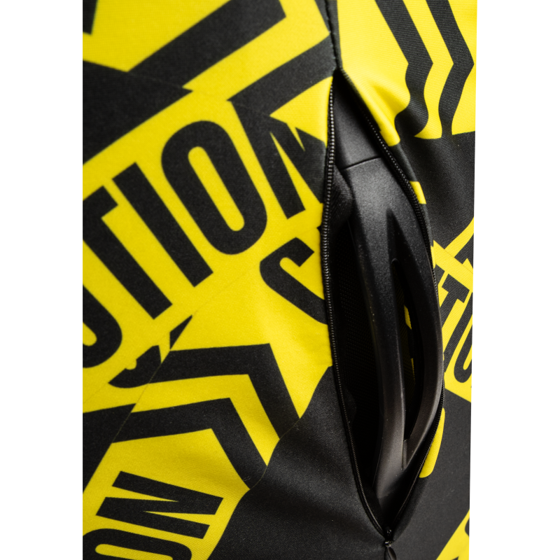 Pokrowiec na walizkę Sillar - motyw taśmy ostrzegawczej, rozmiar M