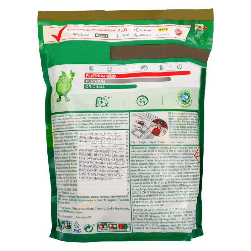 Kapsułki do zmywarki Fairy 82 szt. Lemon All In One