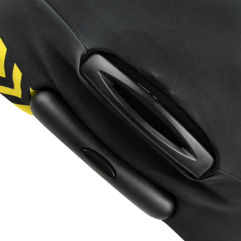 Pokrowiec na walizkę Sillar - motyw taśmy ostrzegawczej, rozmiar L Pokrowiec na walizkę Sillar - motyw taśmy ostrzegawczej, rozmiar L