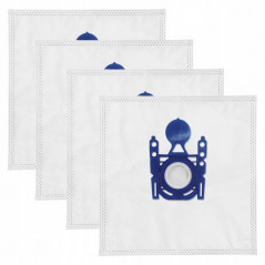 Worki syntetyczne do odkurzacza kompatybilne z Bosch, Privileg, Siemens 4 szt.