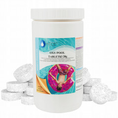 Tabletki z aktywnym tlenem do dezynfekcji wody basenowej Oxy Pool NTCE 20 g - opak. 1 kg