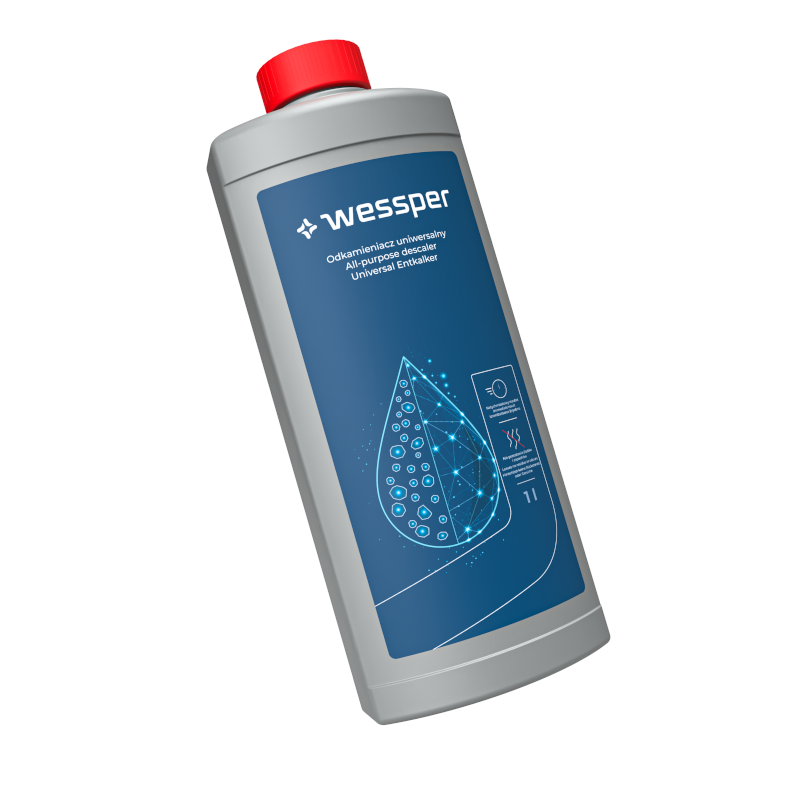 Odkamieniacz uniwersalny Wessper CleanMax do ekspresu, czajnika, żelazka 1000 ml