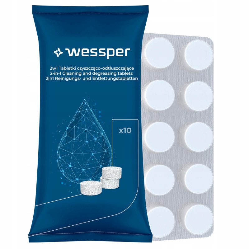 Zestaw do konserwacji i czyszczenia Wessper do ekspresów do kawy Jura Zestaw do konserwacji i czyszczenia Wessper do ekspresów do kawy Jura