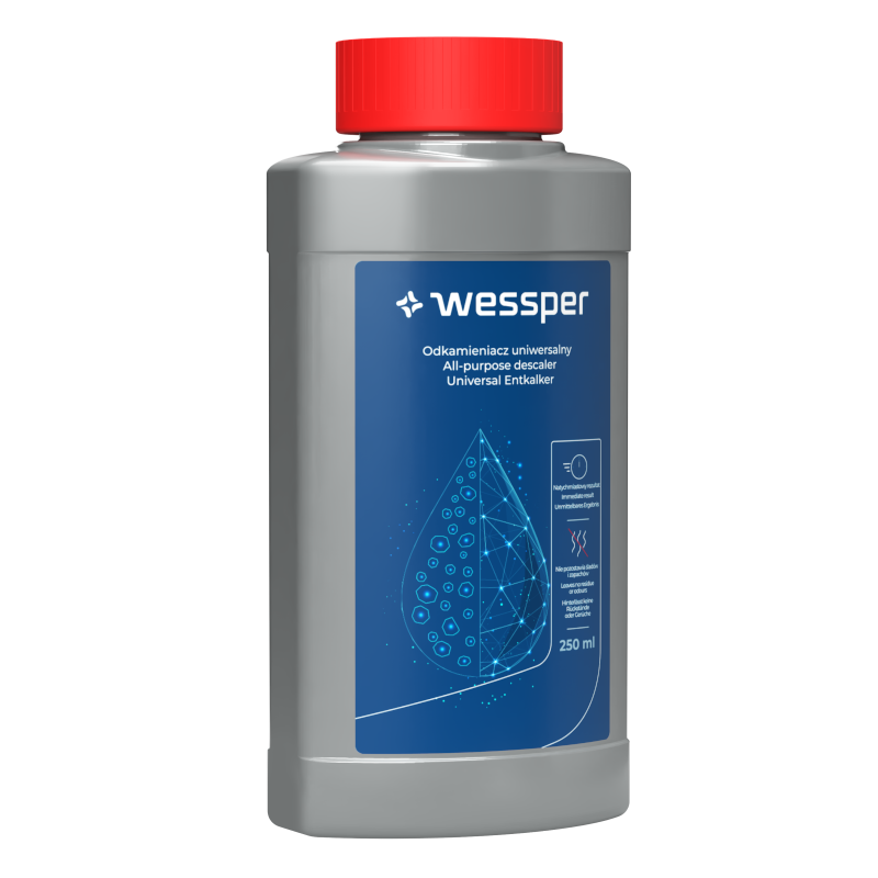 Odkamieniacz uniwersalny Wessper Cleanmax do ekspresu, czajnika, żelazka 250 ml