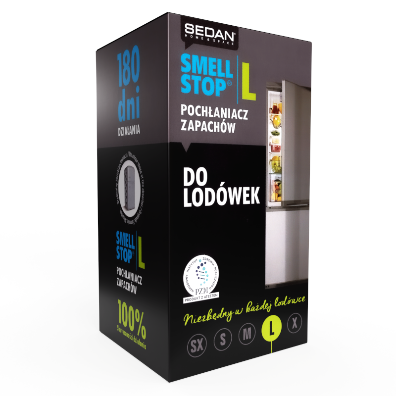 Pochłaniacz zapachów do lodówek "SmellStop" L