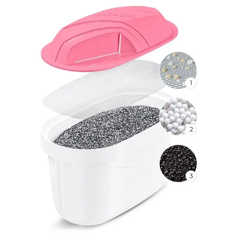 Wkłady filtrujące Wessper Aquamax Mg+ do dzbanka, magnezowy - 5 sztuk Wkłady filtrujące Wessper Aquamax Mg+ do dzbanka, magnezowy - 5 sztuk