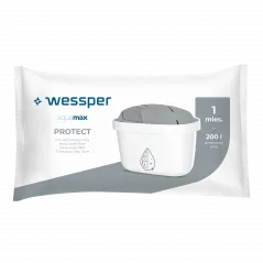 Wkłady filtrujące Wessper Aquamax Protect do dzbanka, filtry do twardej wody - 5 sztuk