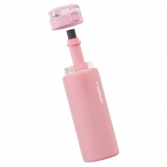 Szklana butelka na wodę Wessper Clarti Glass 680 ml różowa + zestaw 2 filtrów