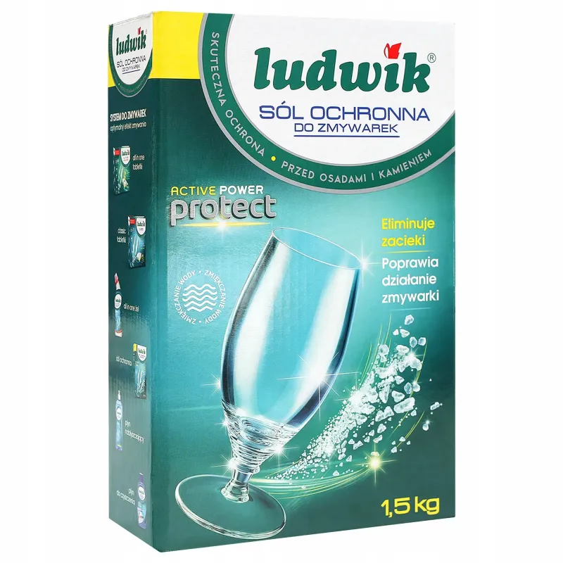 Sól ochronna do zmywarki Ludwik Active Power Protect 1,5 kg